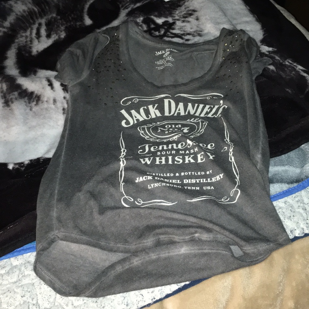 Jack Daniels whisky bling shirt